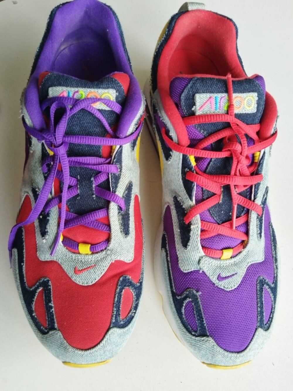 RARE Nike Air Max 200 "Pistachio Frost" Denim Mix - Mens Size 11